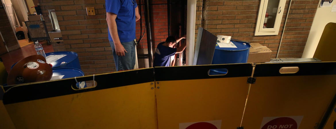 elevator upgrade installed